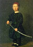 Christian Albrecht Jensen Portrait of a Boy : One of the Artist's Sons Sweden oil painting reproduction